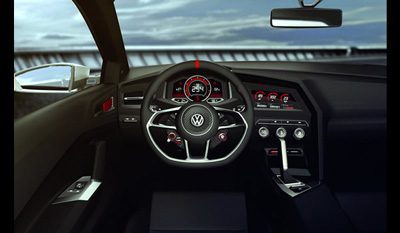 Volkswagen 503 hp Twin Turbo V6 4WD Design Vision GTI Concept 2013 3